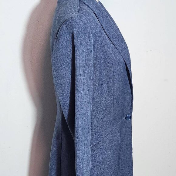 Reed Hill Vintage Blue Equestrian Day Coat Size 10 Blue Womens Equestrian Jacket - Picture 6 of 12